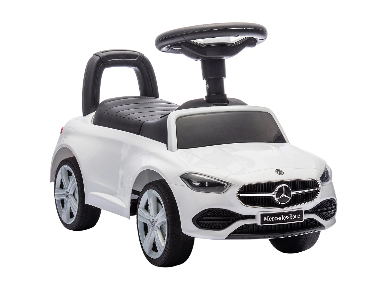 Macchina per bambini con licenza mercedes benz bianco