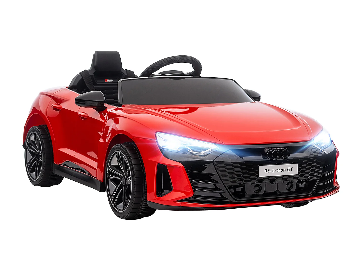 Macchina elettrica per bambini 5 anni max rossa e nera