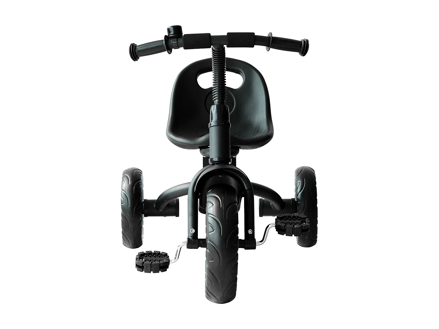 Triciclo per bambini con campanello e parafango nero