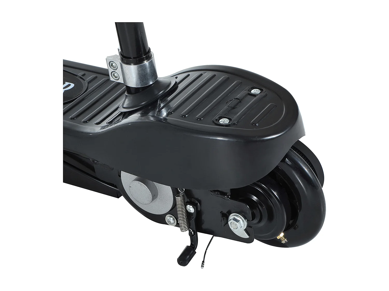 Monopattino pieghevole per bambini con seggiolino 78x37x99 cm nero