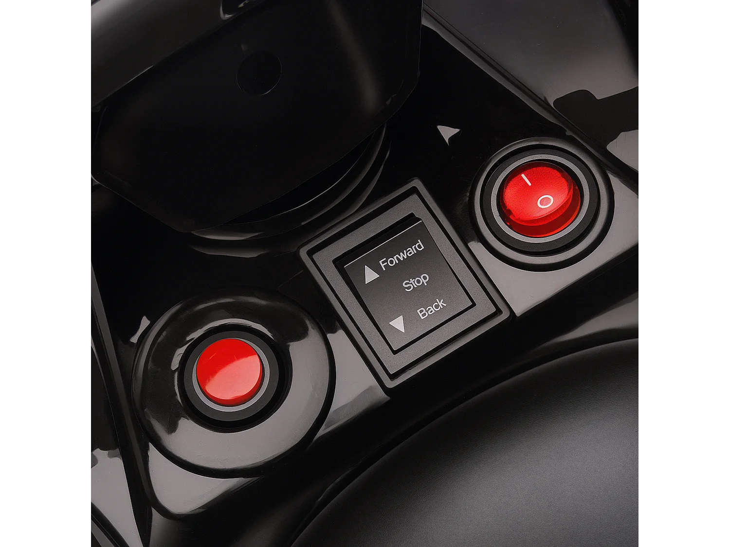 Quad elettrico per bambini 3-8 anni con luci e musica rosso