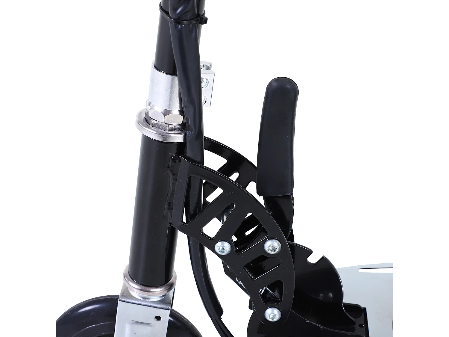 Monopattino elettrico 10km/h con sedile e manubrio regolabile nero