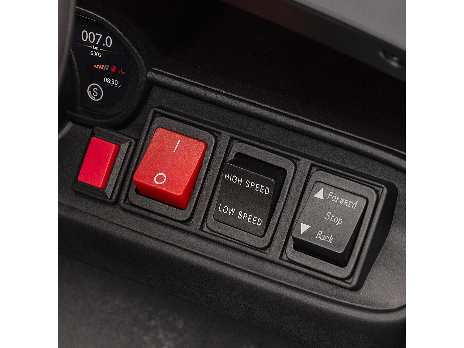 Macchina elettrica per bambini della polizia con telecomando e musica