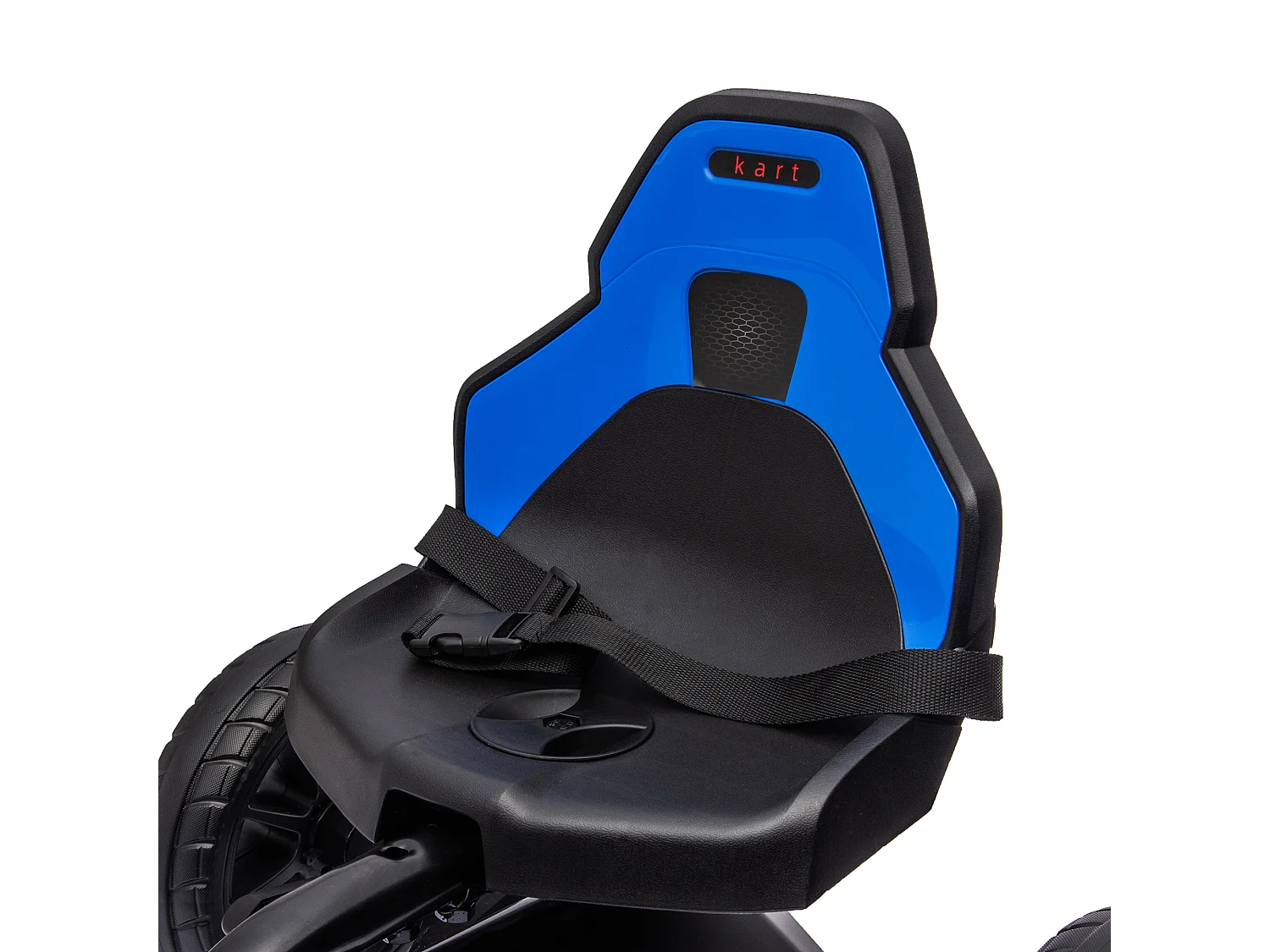 Go kart bambini 3-8 anni ruote EVA freno blu e nero