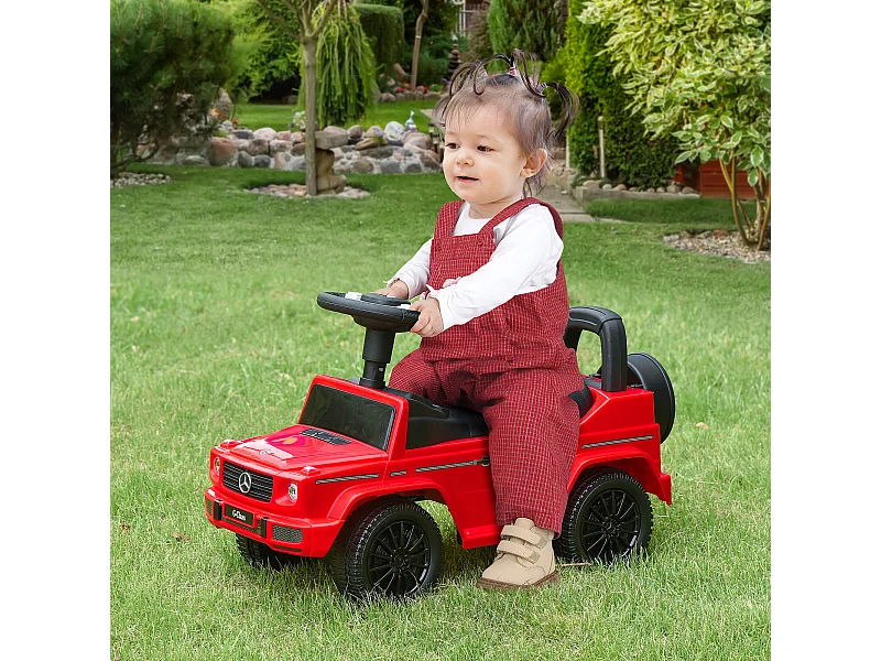 Macchina giocattolo bambini 12-36 mesi macchina a spinta rossa