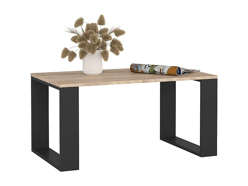 Mesa de Centro NOX Carvalho Sonoma/Preto