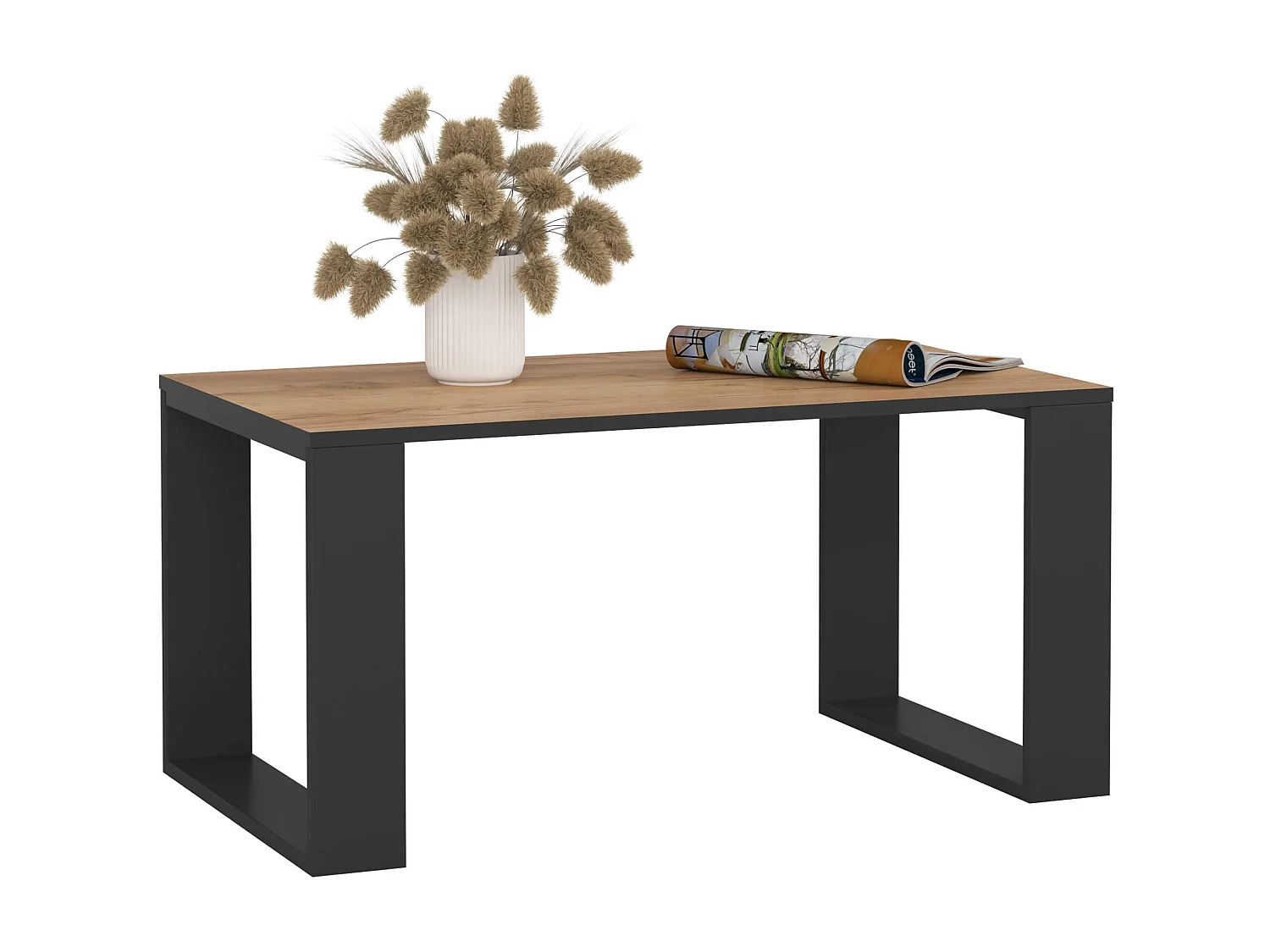 Mesa de Centro NOX Carvalho Craft/Preto