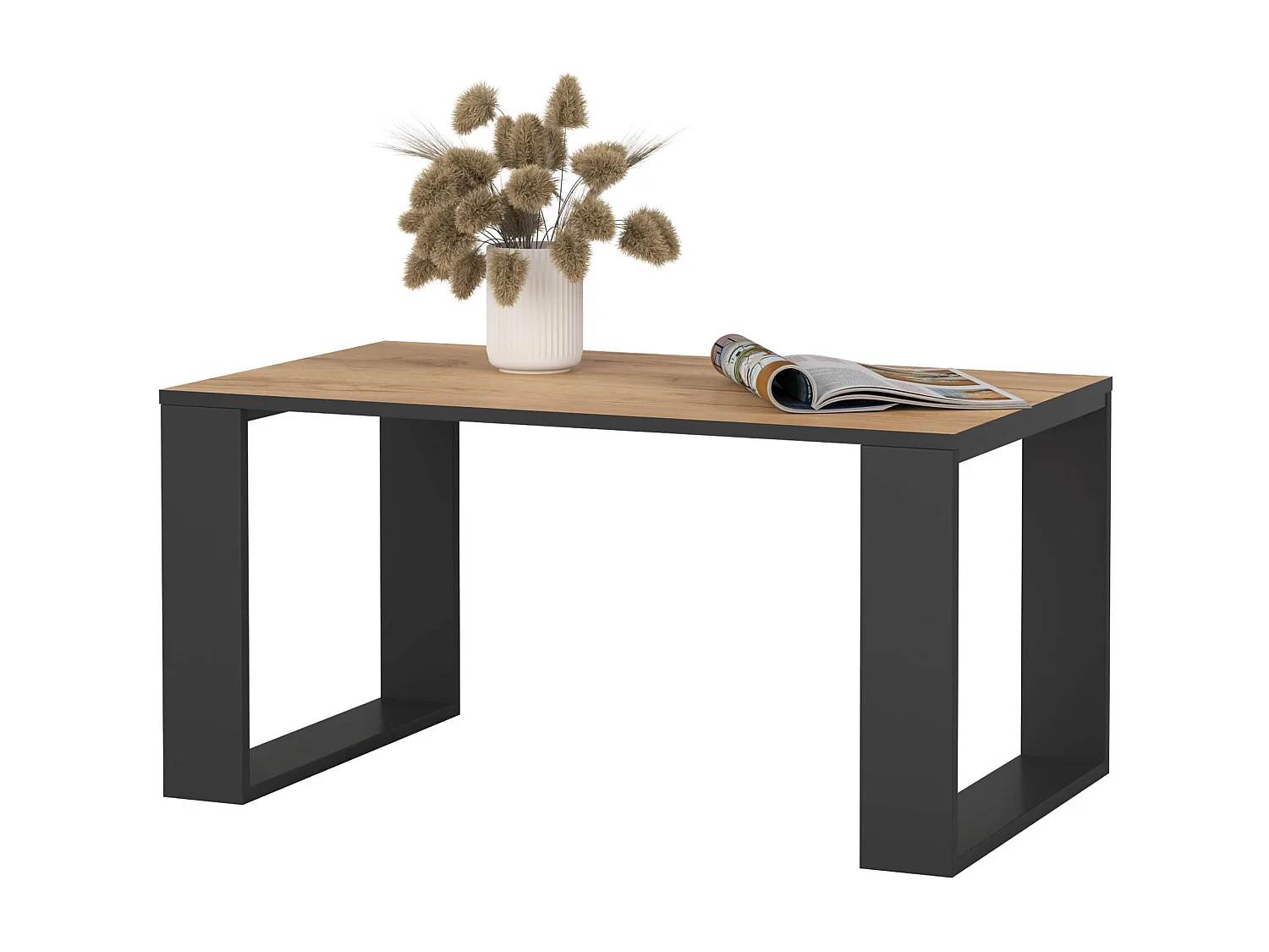 Mesa de Centro NOX Carvalho Craft/Preto