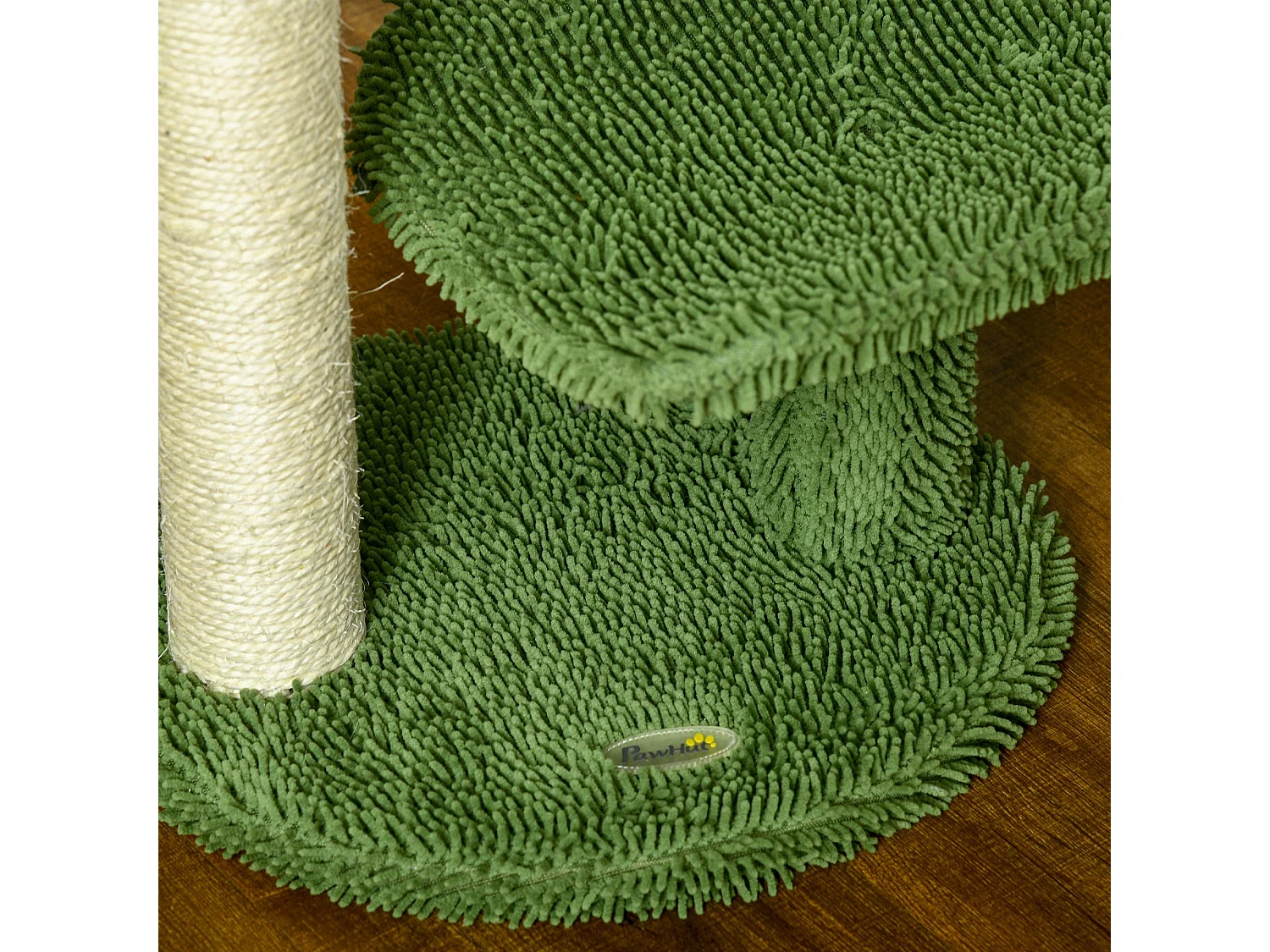 PawHut Albero per Gatti a forma di Cactus con Tiragraffi e Pallina