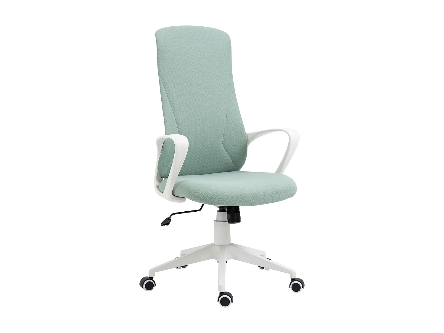 Sedia da ufficio ergonomica con funzione dondolo verde
