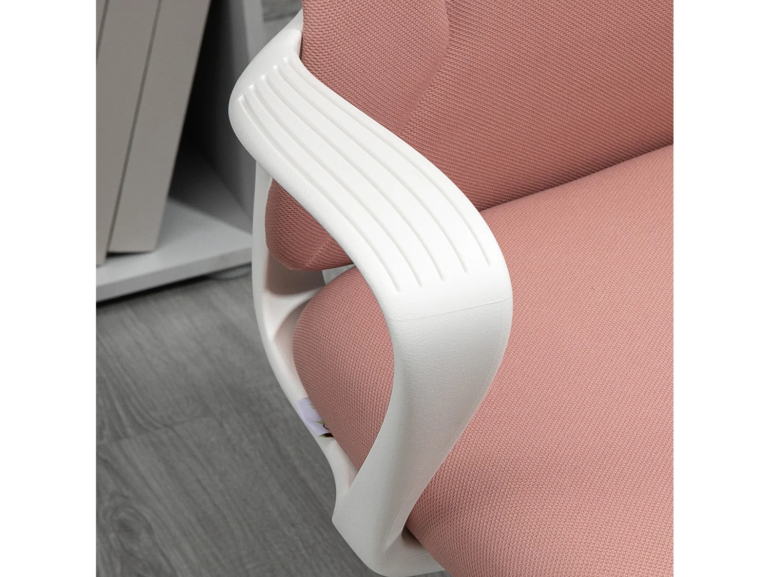 Sedia da ufficio ergonomica con funzione dondolo rosa