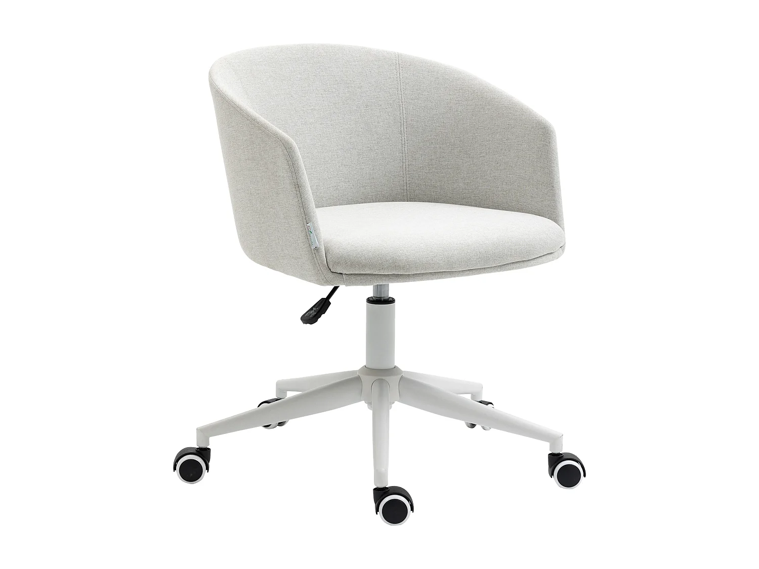Sedia da ufficio girevole con altezza regolabile e ruote