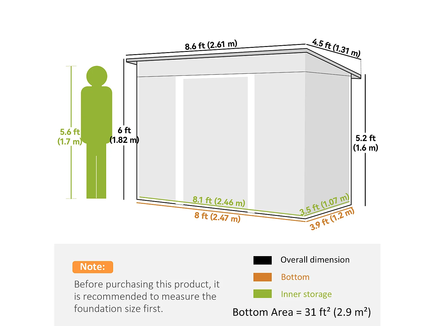 Casetta da giardino porta utensili in lamiera capanno da giardino in acciaio