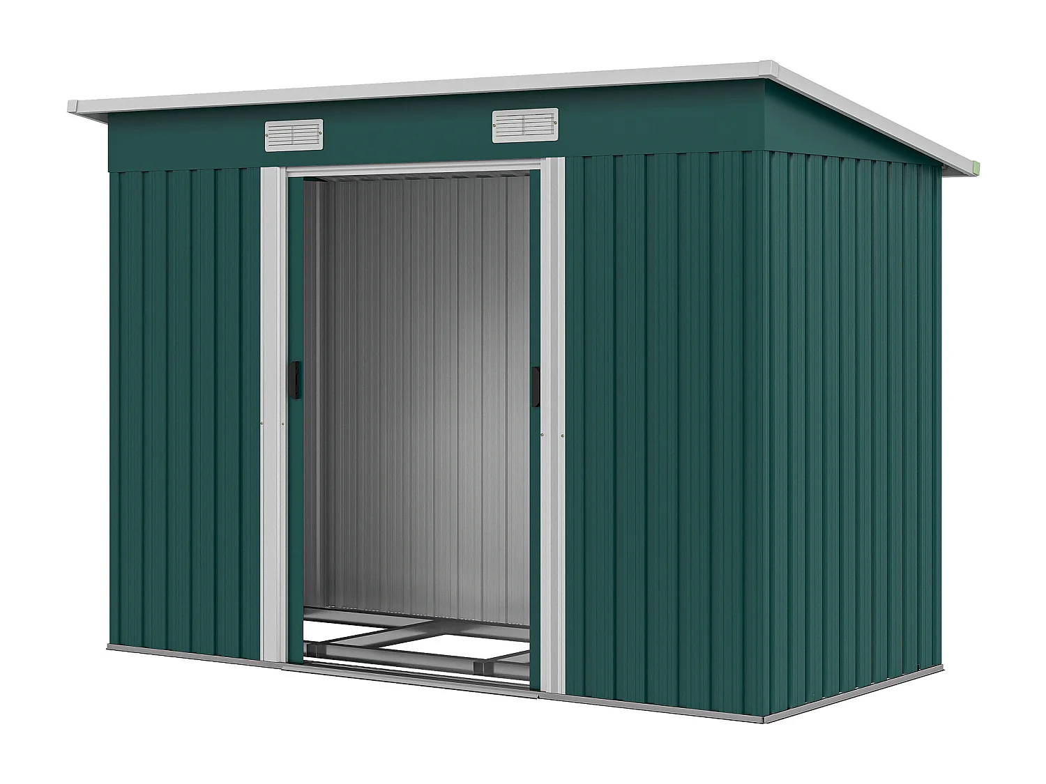 Casetta da giardino porta utensili in lamiera capanno da giardino in acciaio