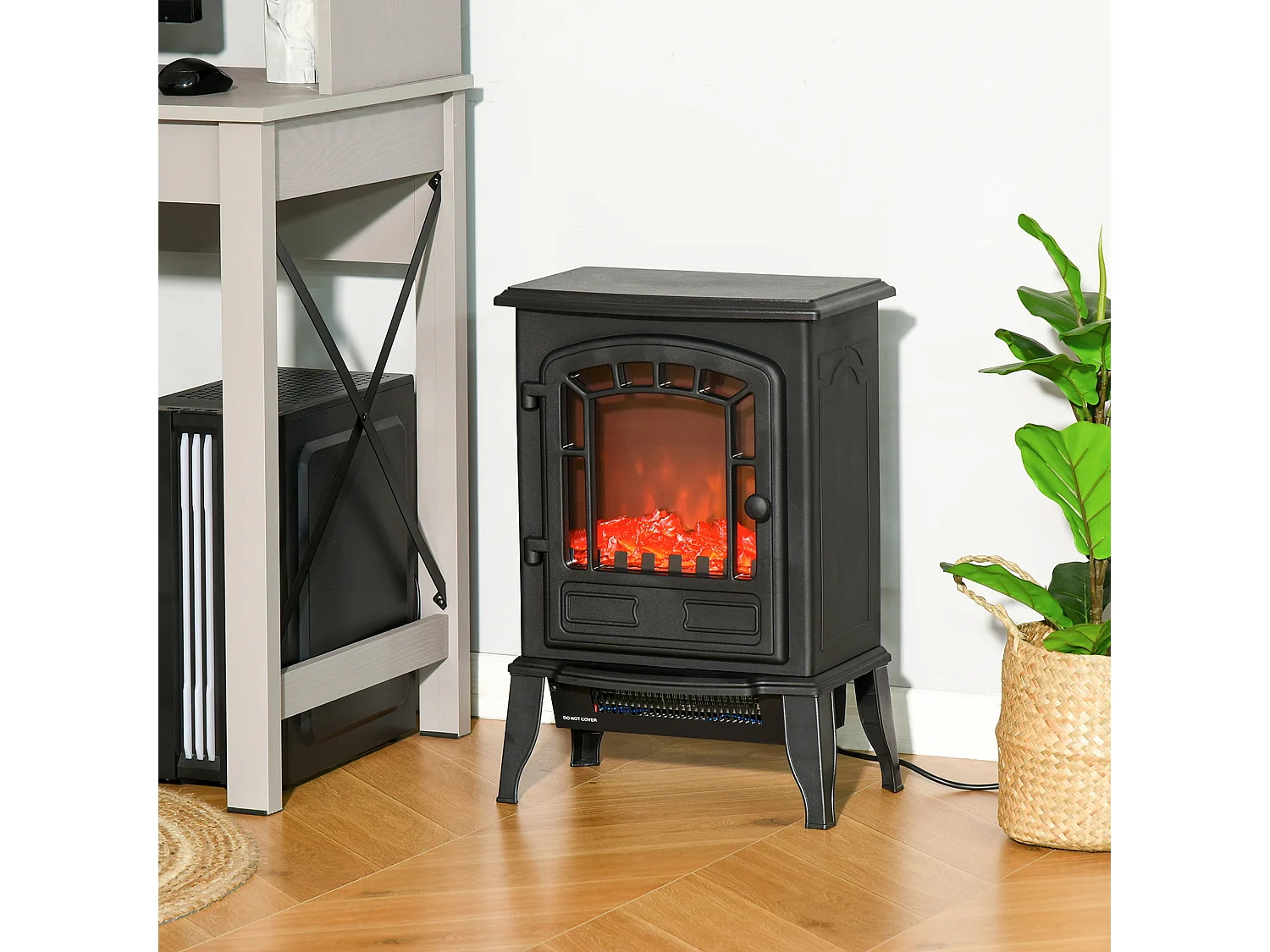 Caminetto elettrico con effetto fiamma temperatura 1000w-2000w