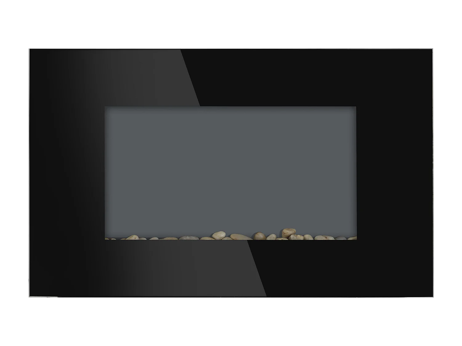 Camino elettrico da parete 1000W/2000W effetto fiamma 7 colori