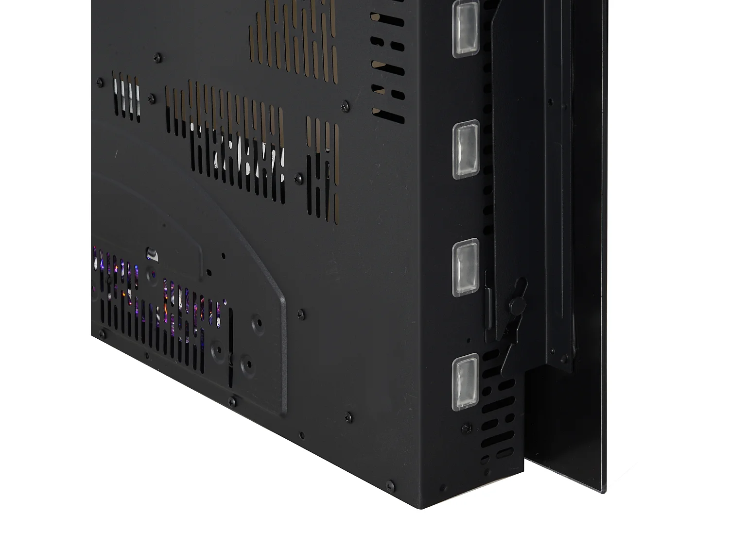 Camino elettrico da parete 1000W/2000W effetto fiamma 7 colori