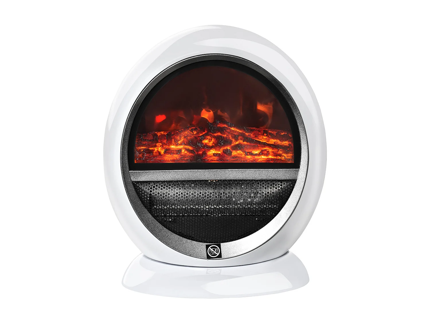 Camino elettrico portatile con effetto fiamma potenza 1500w