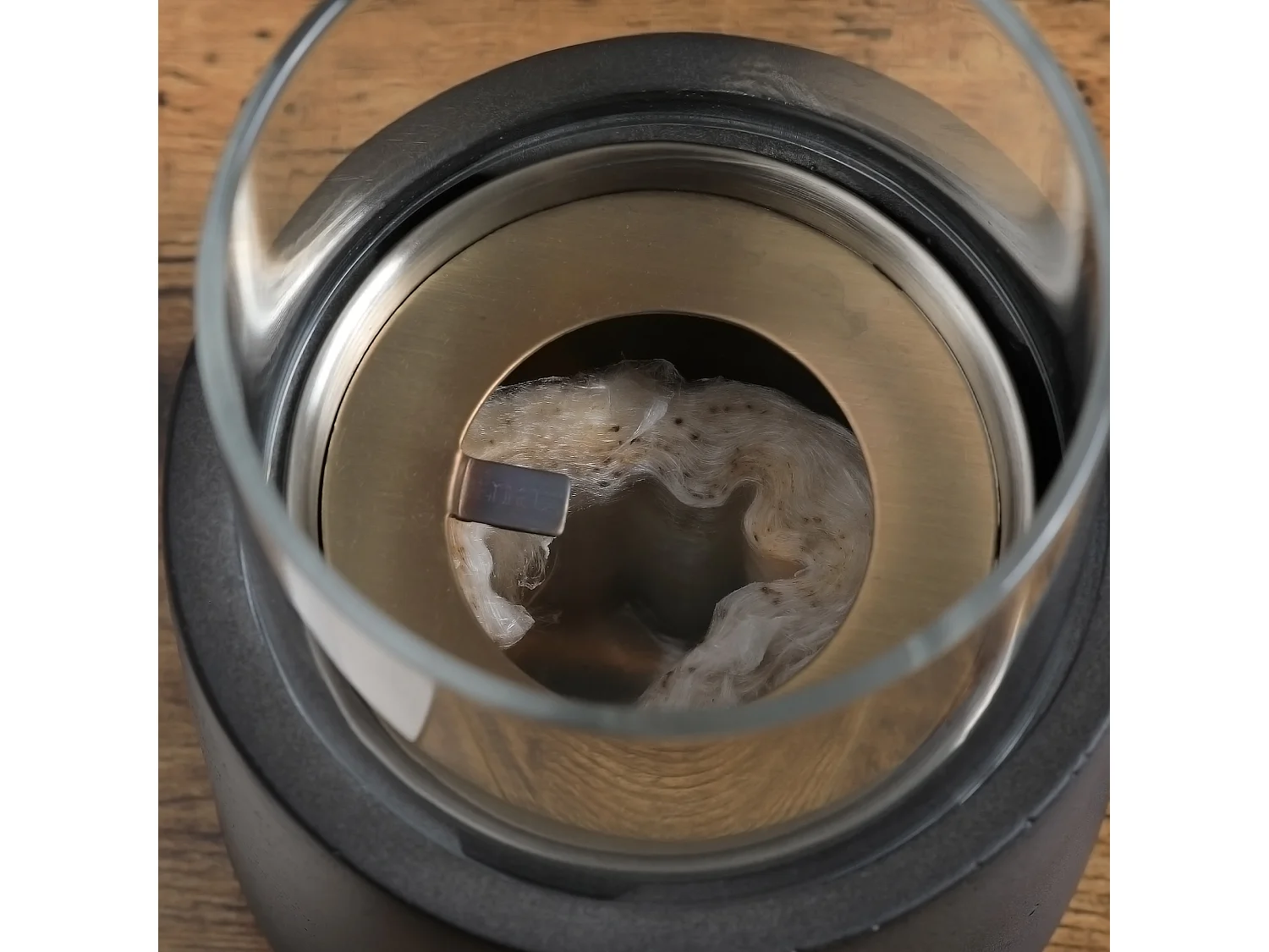 Camino bioetanolo da tavolo con serbatoio 0.4l ø12x19cm grigio