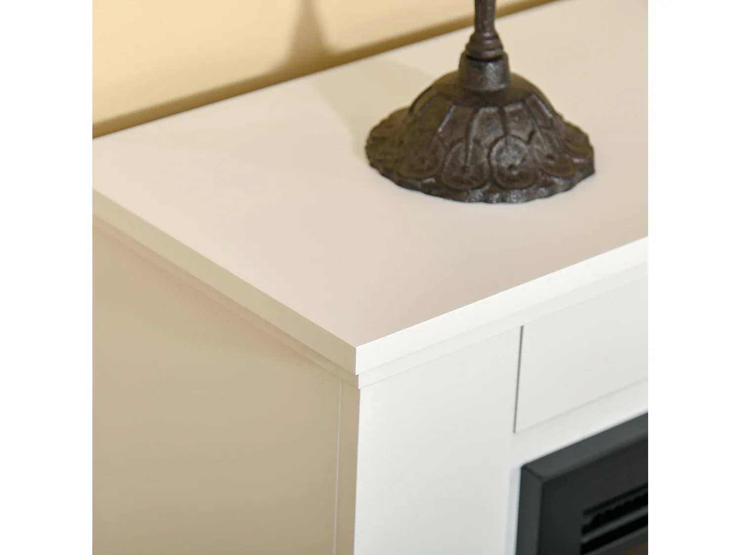 Camino elettrico effetto fiamma con timer e telecomando