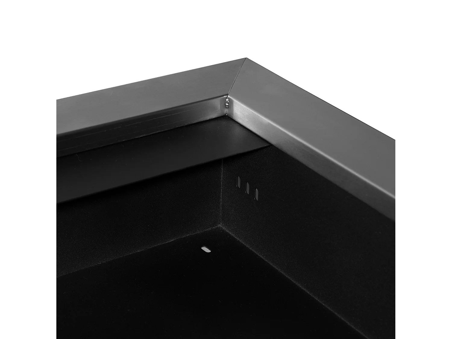 Camino a bioetanolo da parete in acciaio inox con 2 bruciatori 0.9lt