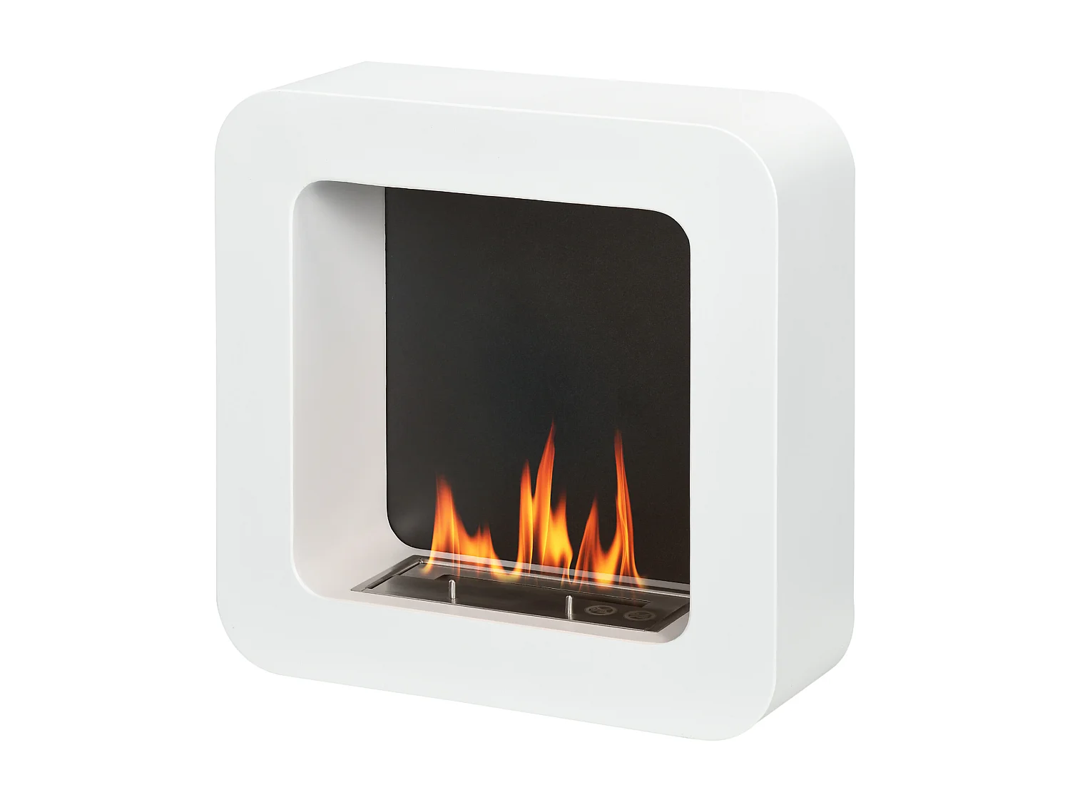 Camino bioetanolo in metallo 2.5h combustione e serbatoio 1.5l