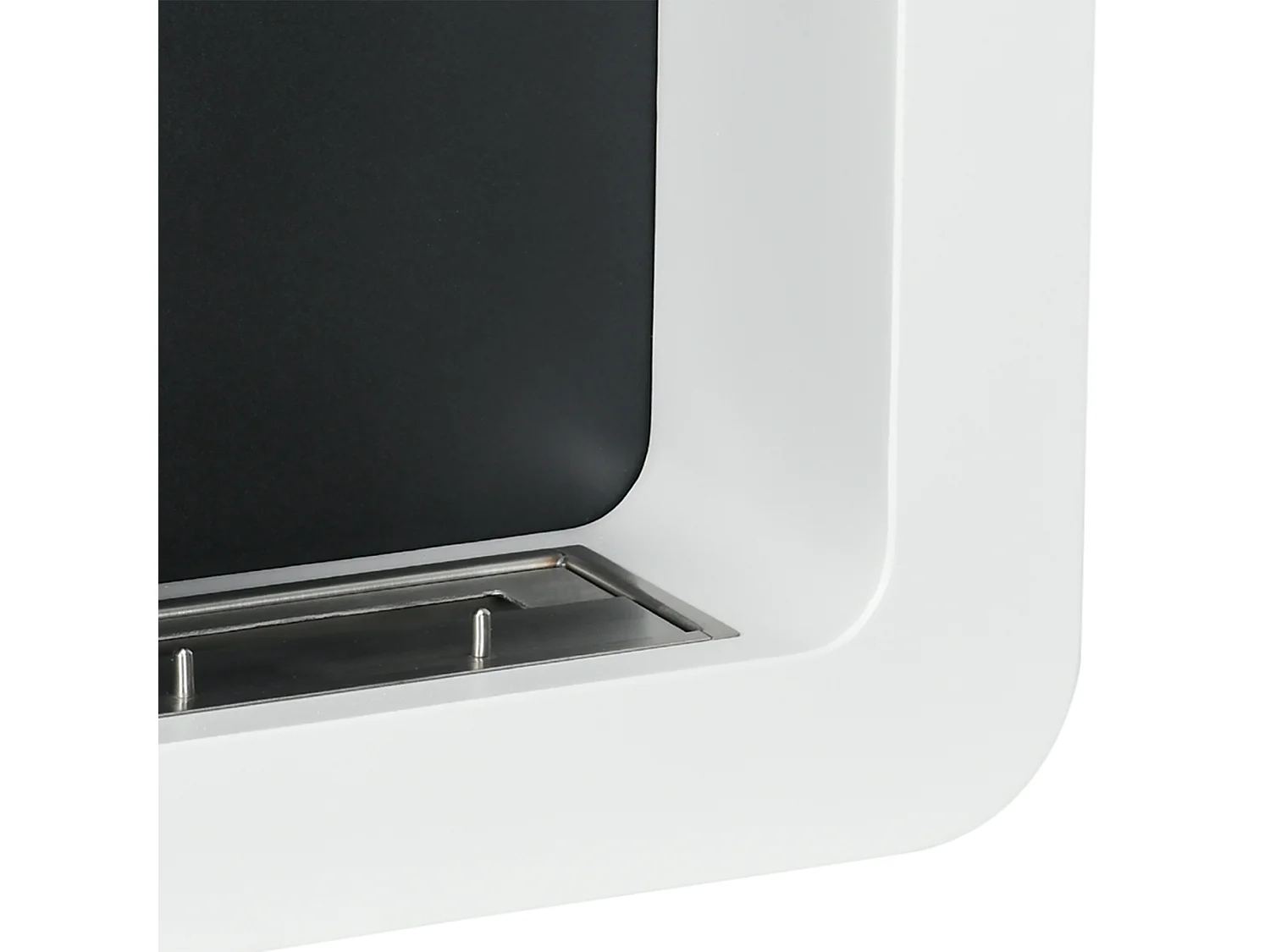 Camino bioetanolo in metallo 2.5h combustione e serbatoio 1.5l