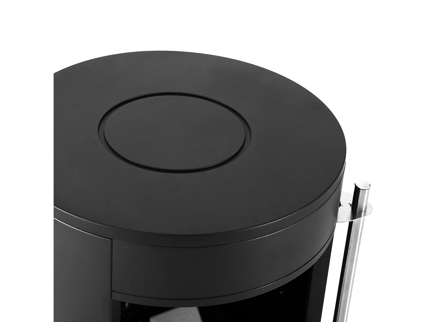 Caminetto elettrico da terra moderno con effetto fiamma