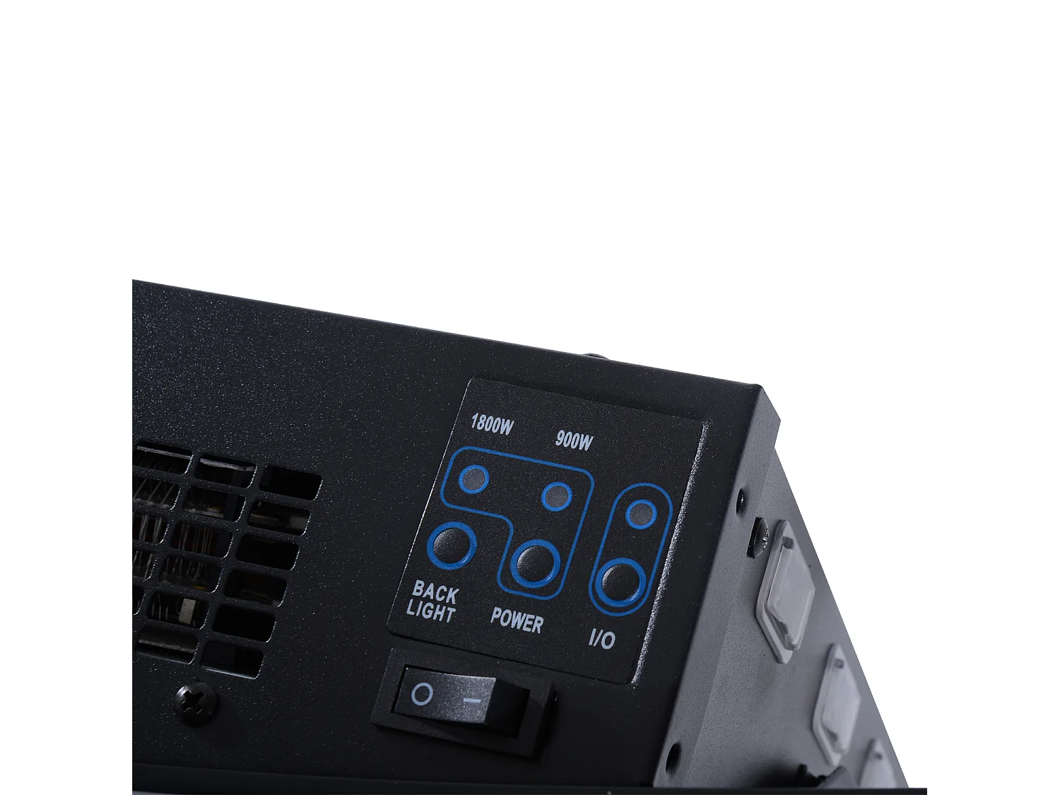 Camino elettrico 900-1800w con fiamma 7 colori e telecomando