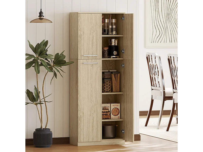 Credenza cucina mobile dispensa con 2 armadietti