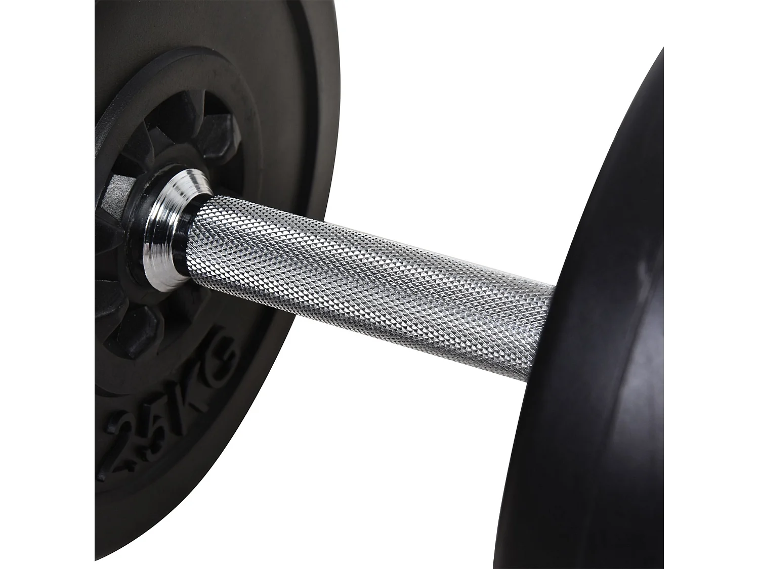 Set Bilanciere e Dischi 65kg con 2 Manubri Pesi