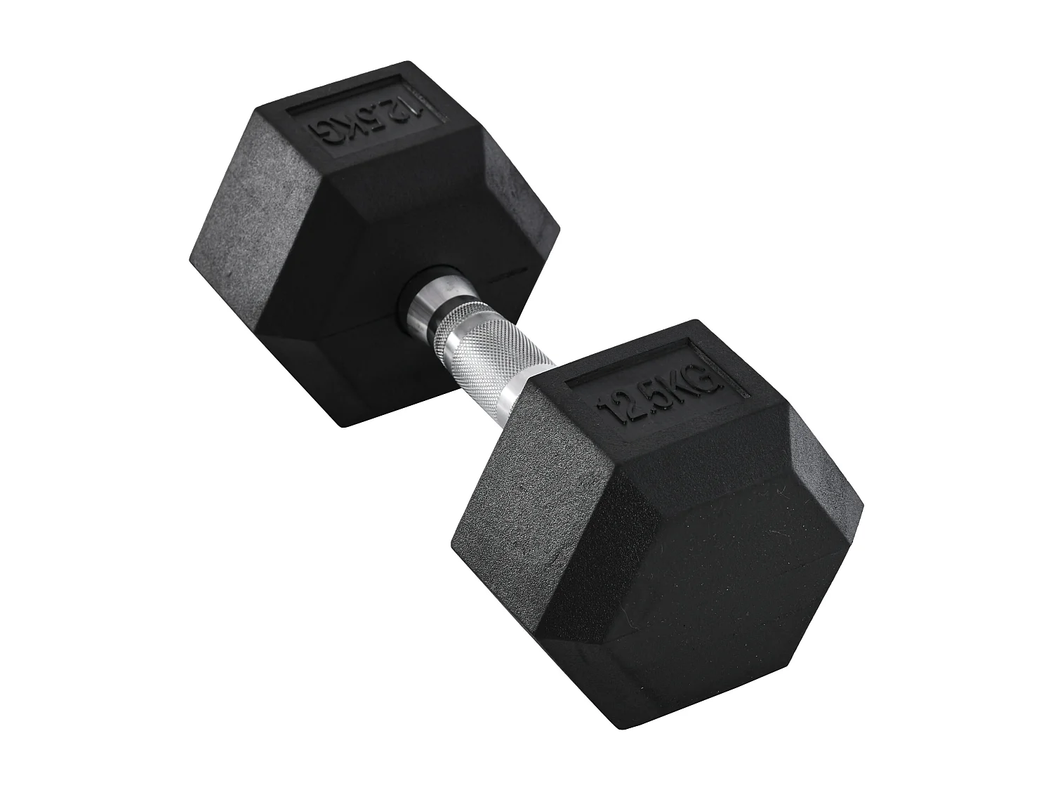 Manubrio da 12.5kg esagonale con impugnatura antiscivolo