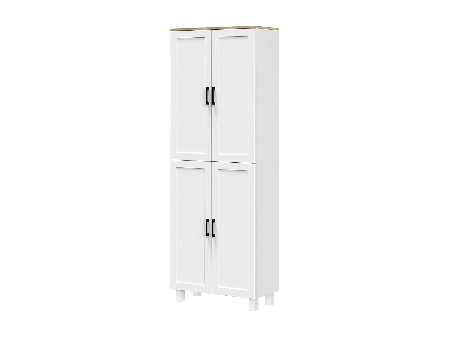 Mobile dispensa da cucina e sala da pranzo credenza cucina con 5 ripiani regolabili