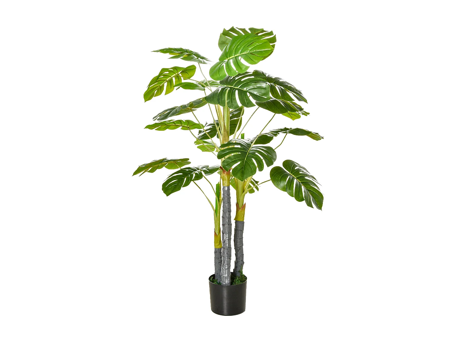 Monstera pianta artificiale per interno ed esterno 120cm