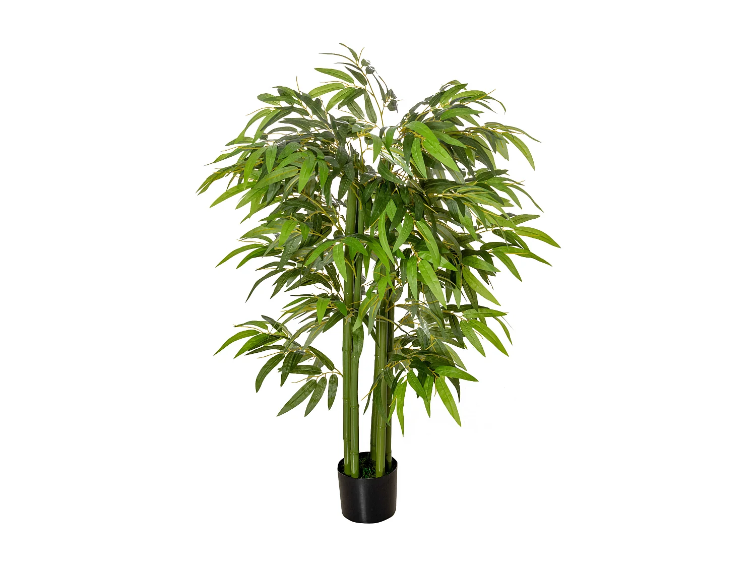 Pianta finta bambù 780 foglie per interno ed esterno 140cm