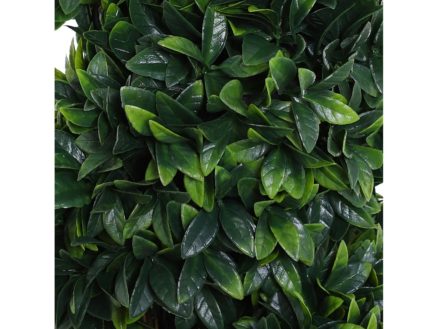 Set 2 piante finte di bosso a spirale da interni ed esterni con vaso