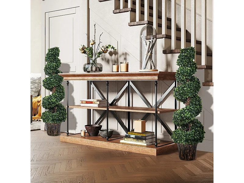 Set 2 piante finte di bosso a spirale da interni ed esterni con vaso