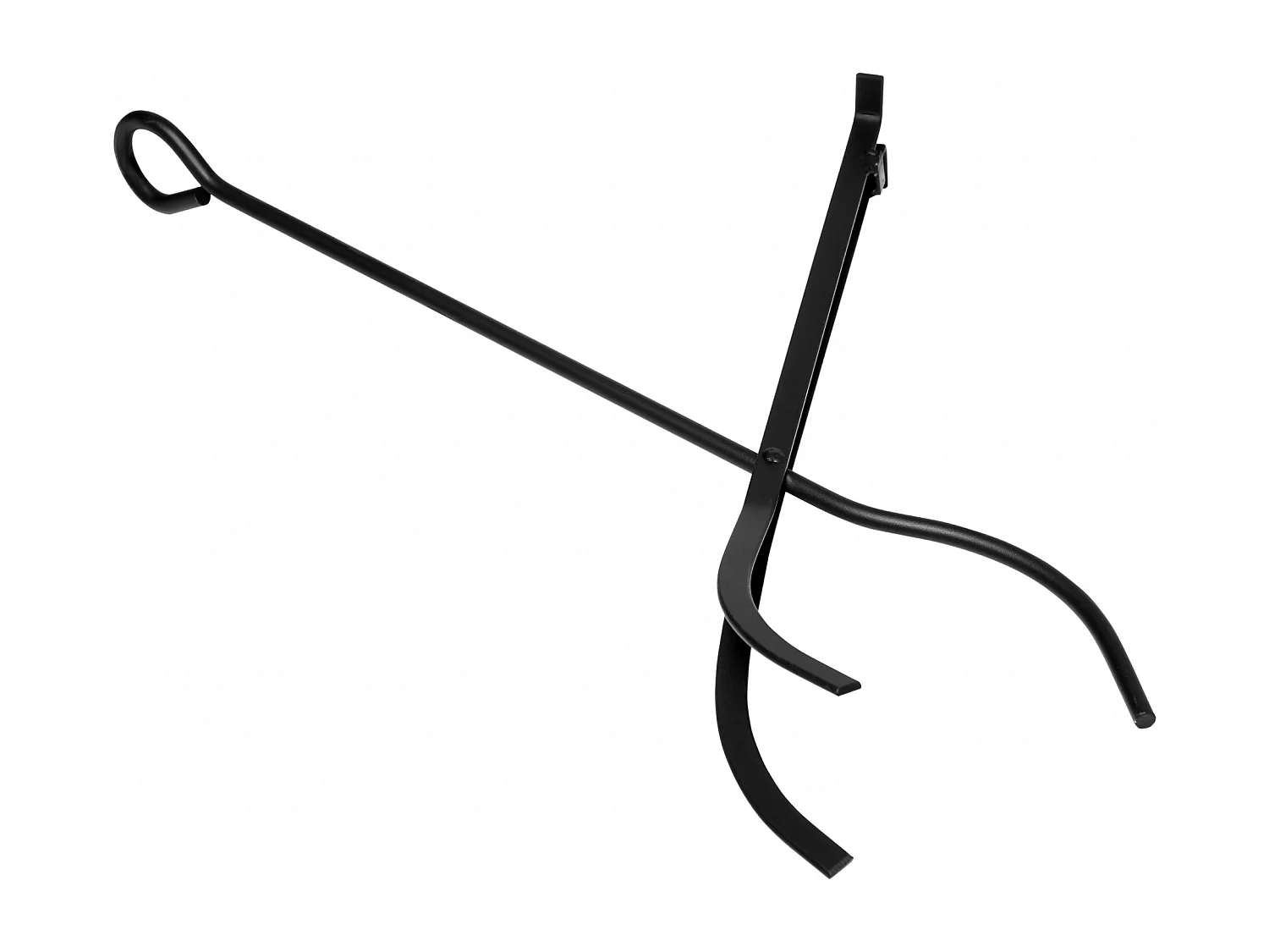 Portalegna da interno ed esterno in metallo a 2 ripiani