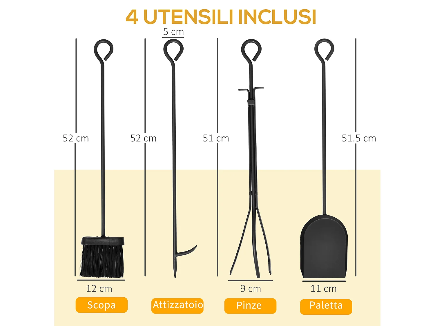 Portalegna rialzato per camino in acciaio antiruggine