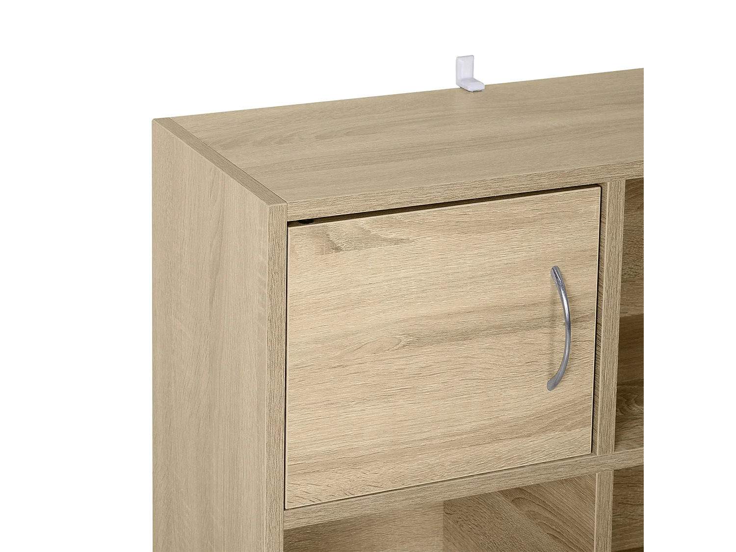 Mobile libreria con 3 ripiani e 4 scomparti in legno