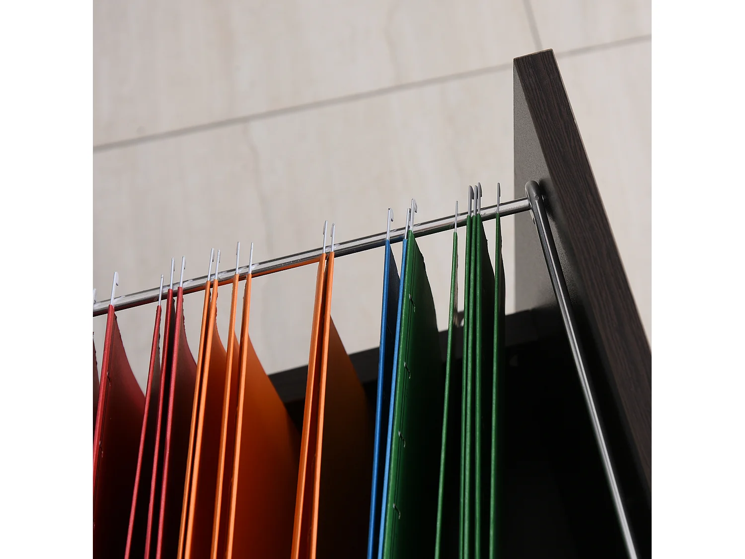 Cassettiera portadocumenti per ufficio con 2 cassetti e serratura