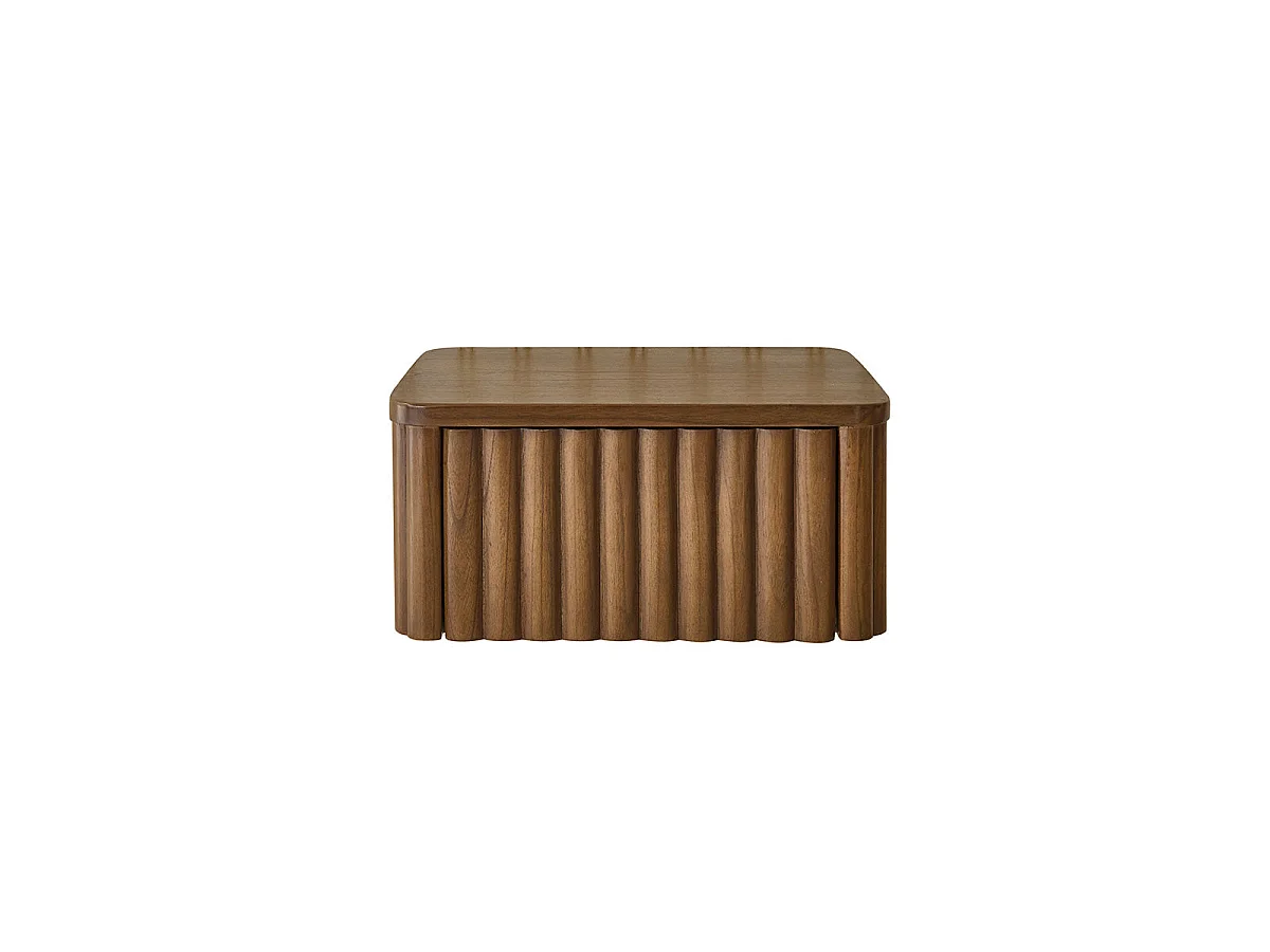 Table de chevet suspendue en mindi massif 45 cm TRINIDAD