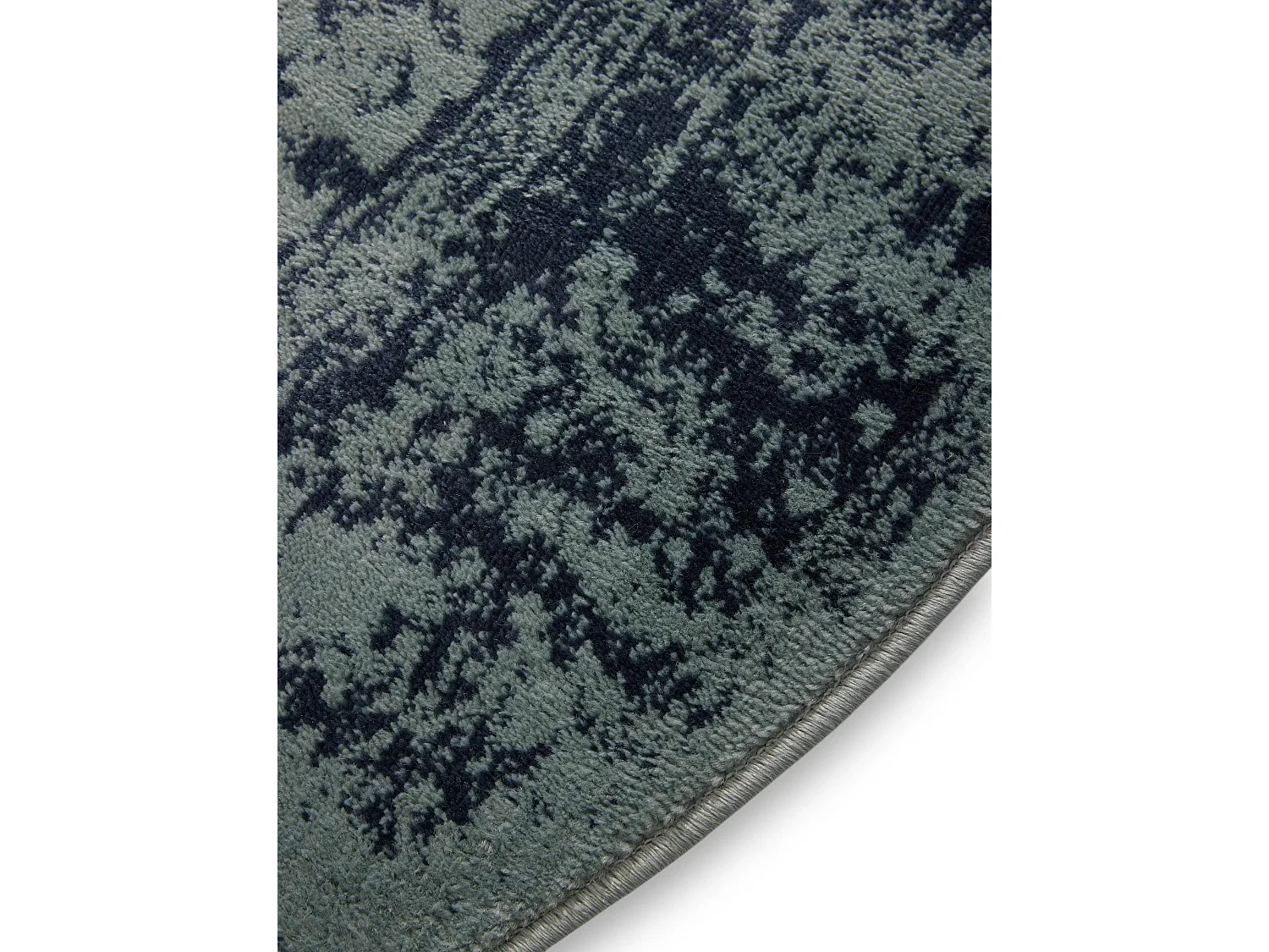 Tapis Suki Turquoise ø 120 cm rond