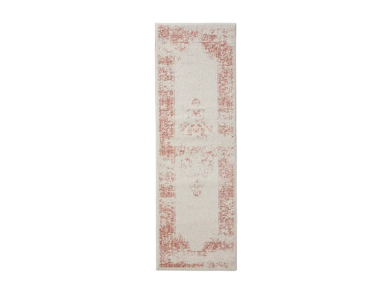 Tapis de couloir Sia Crème/Rose 80x240 cm