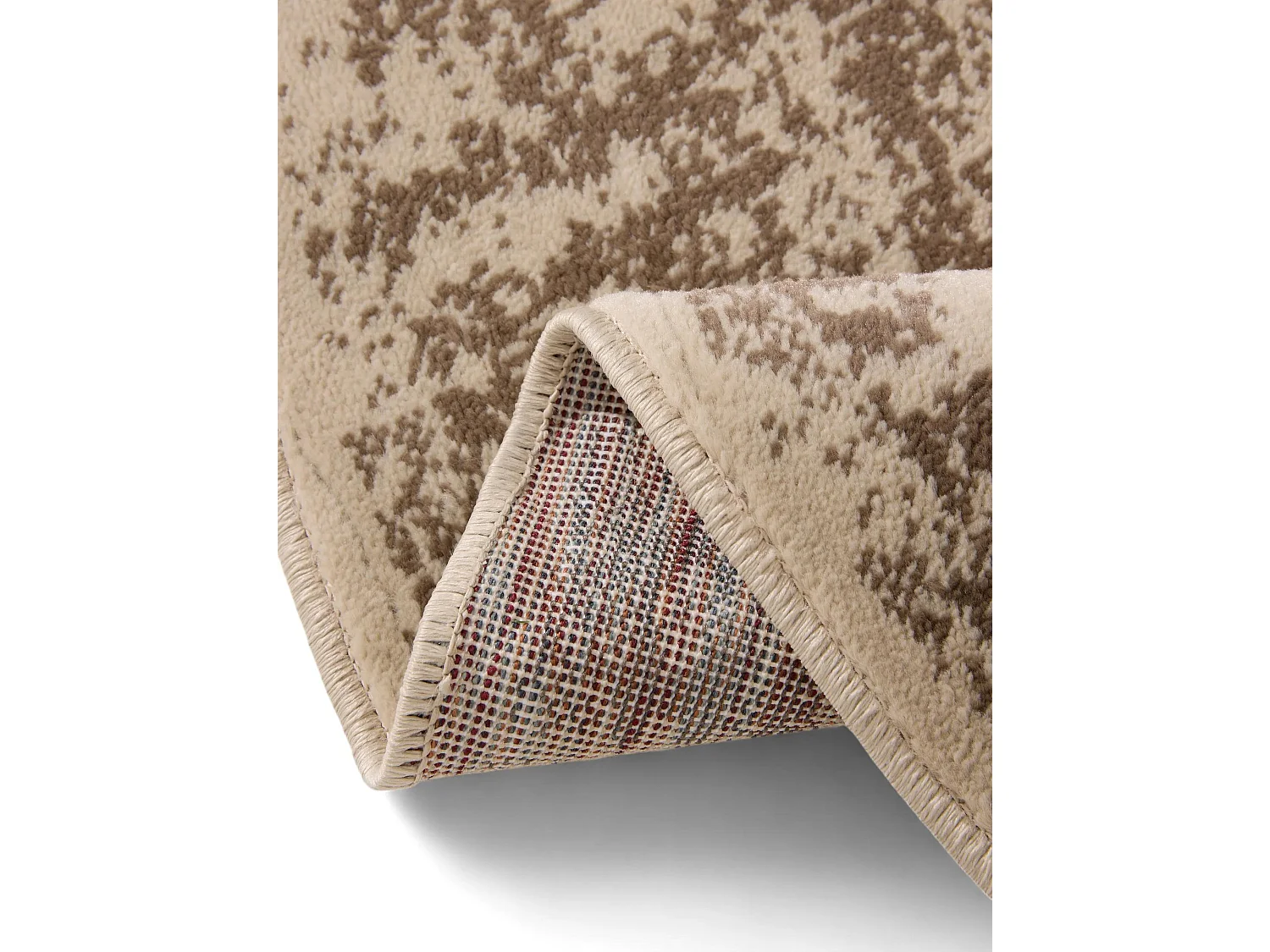 Tapis Suki Crème/Marron ø 160 cm rond