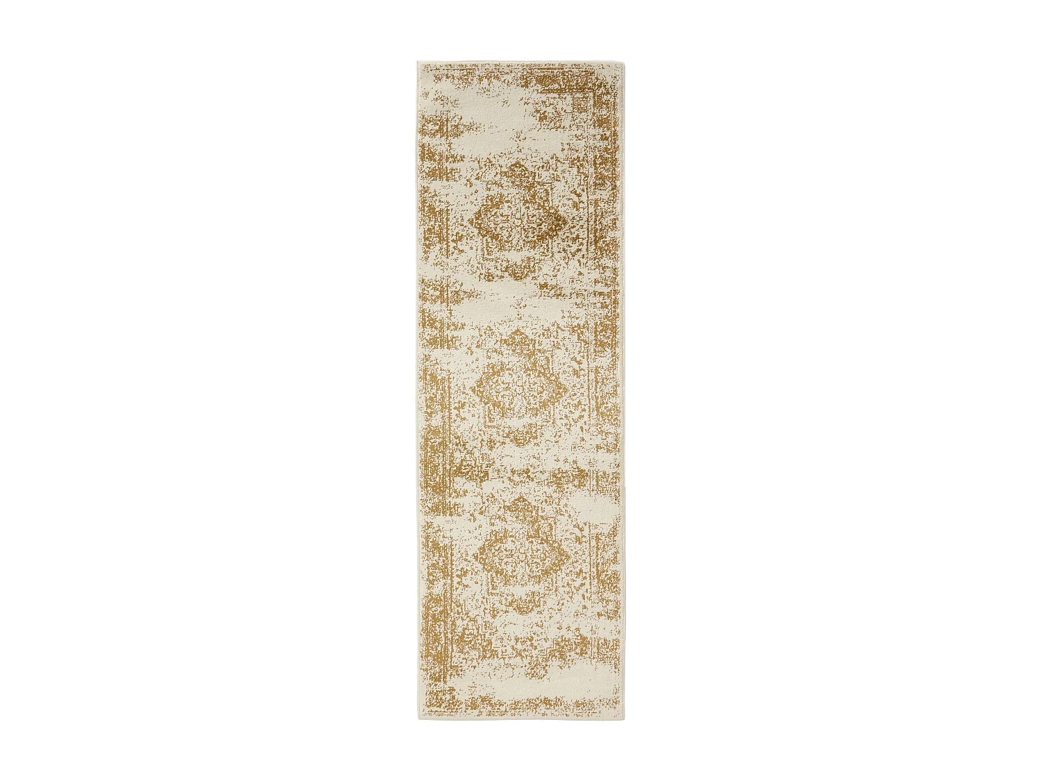 Tapis Suki Crème/Jaune 80x240 cm