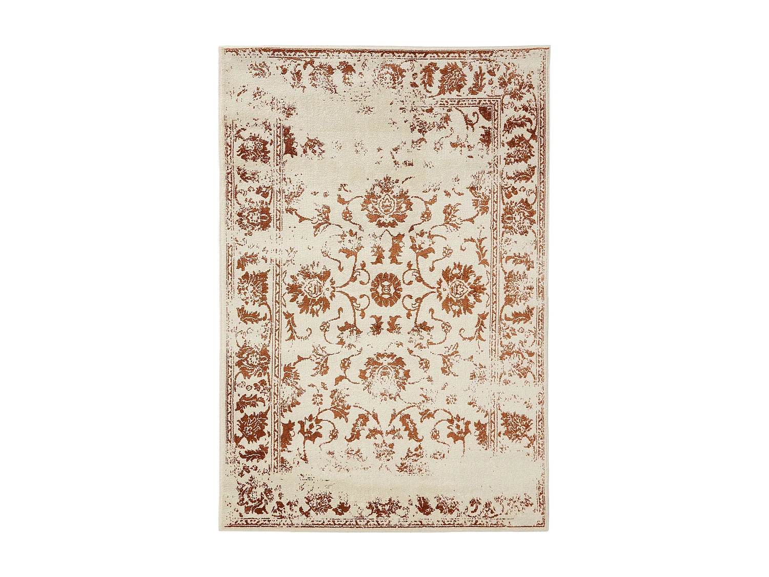 Tapis Suki Crème/Orange 140x200 cm