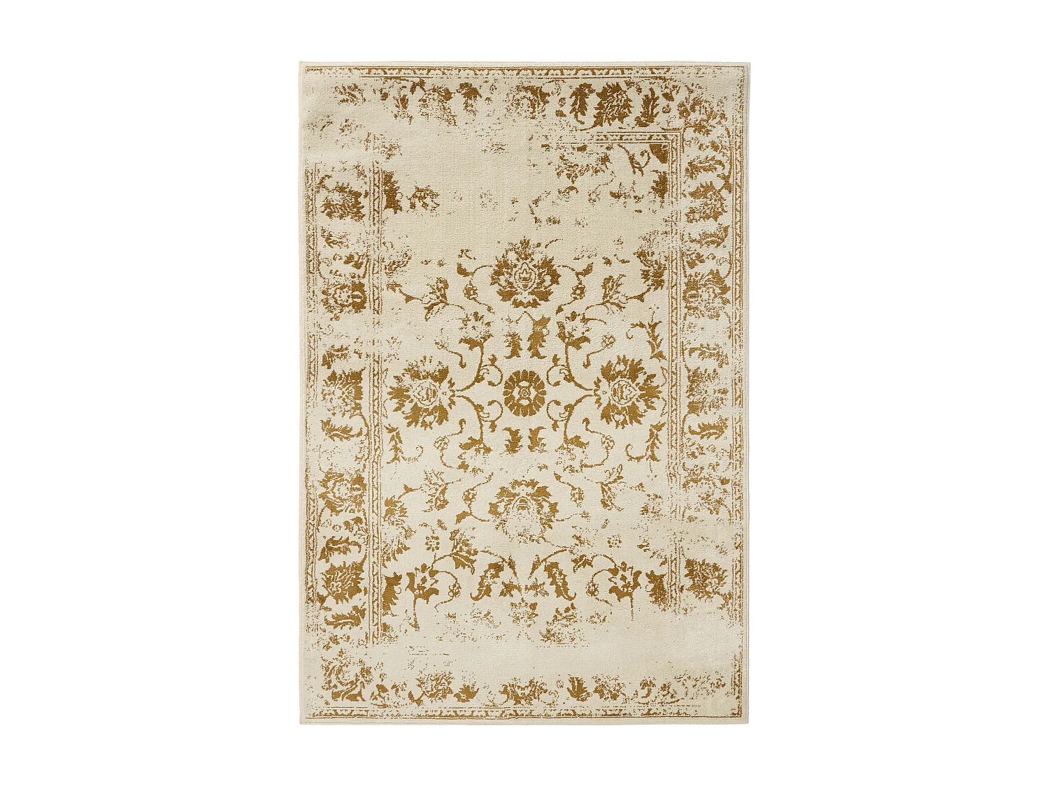 Tapis Suki Crème/Jaune 80x150 cm