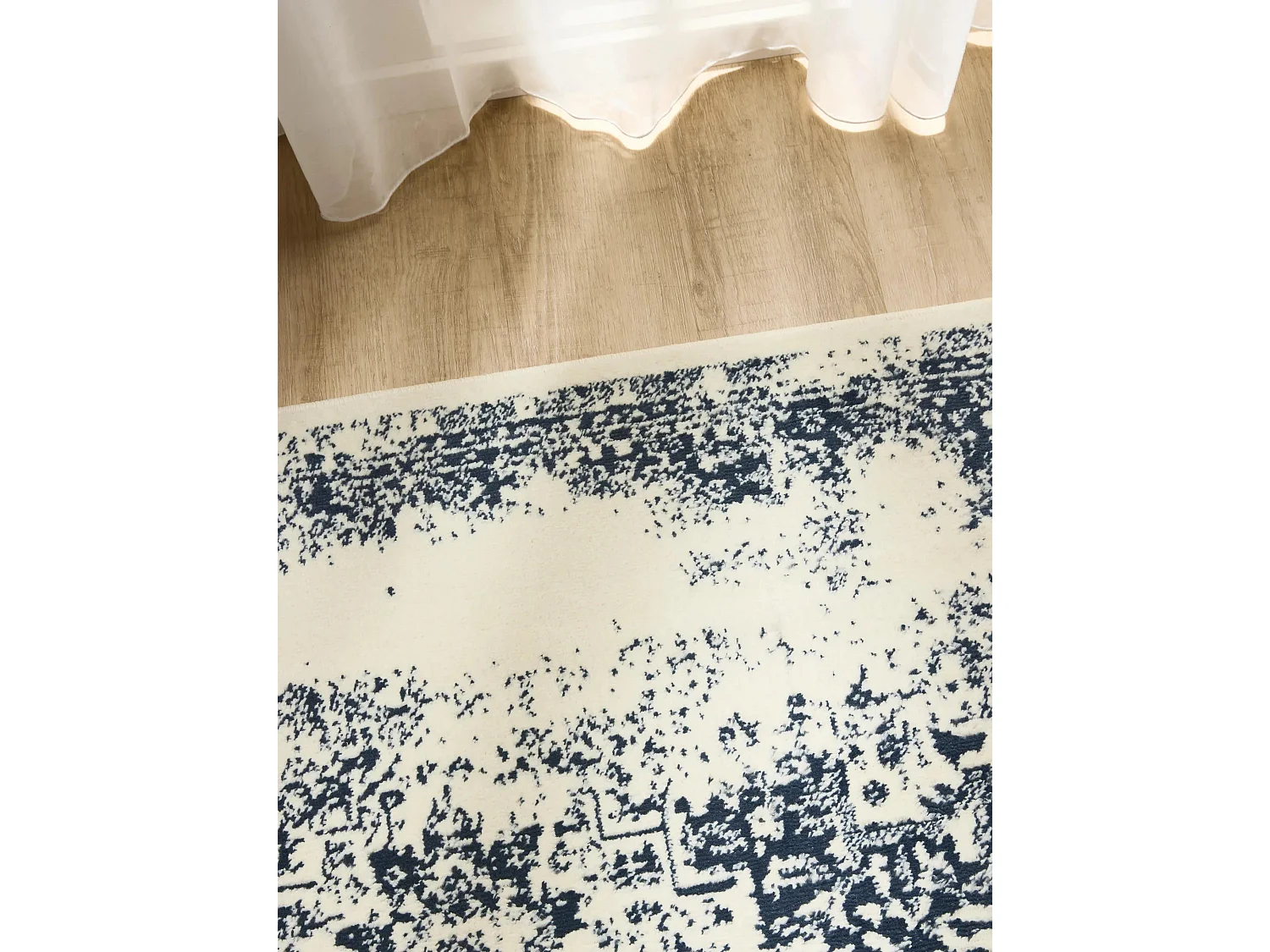 Tapis Suki Crème/Bleu 120x170 cm