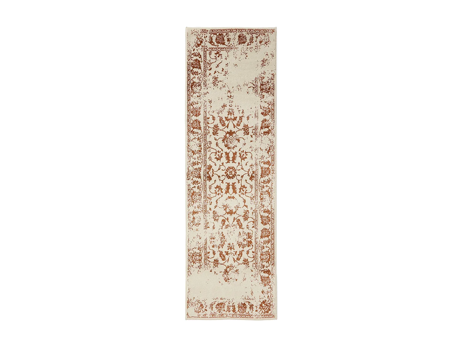Tapis Suki Crème/Orange 80x240 cm